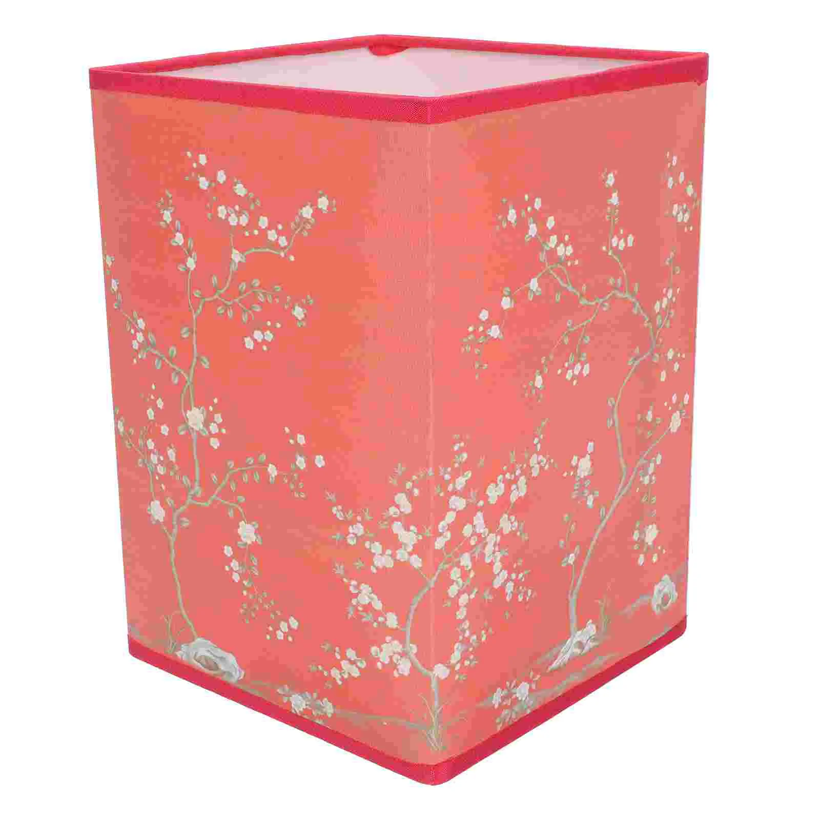 

Lamp Shade Shades Cover Light Bedside Table Japanese Retro Floor Asian Handmade Nightstand Square Vintage Ceiling