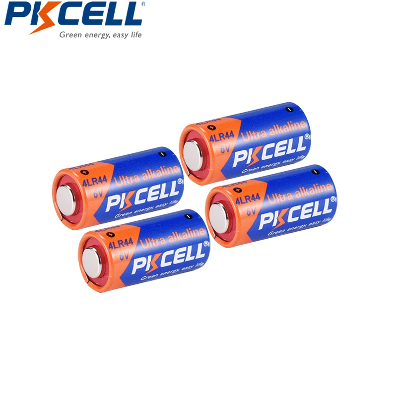 10 шт. батарейки PKCELL 6 в 4LR44 L1325 PX28A 476A A544 28A щелочные сухие батареи батарея |