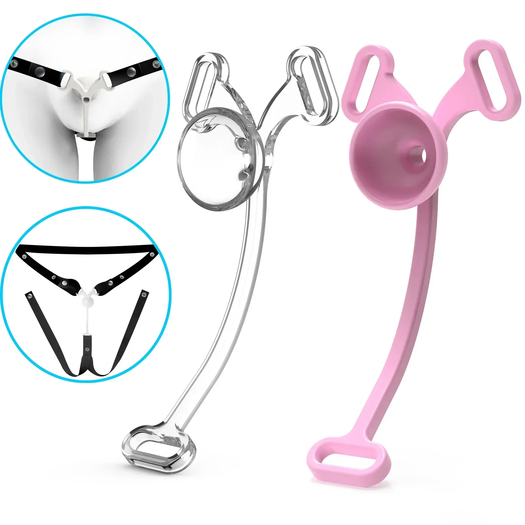 Набор для БДСМ 3 цвета нежная бабочка Пояс верности рукав на член управление