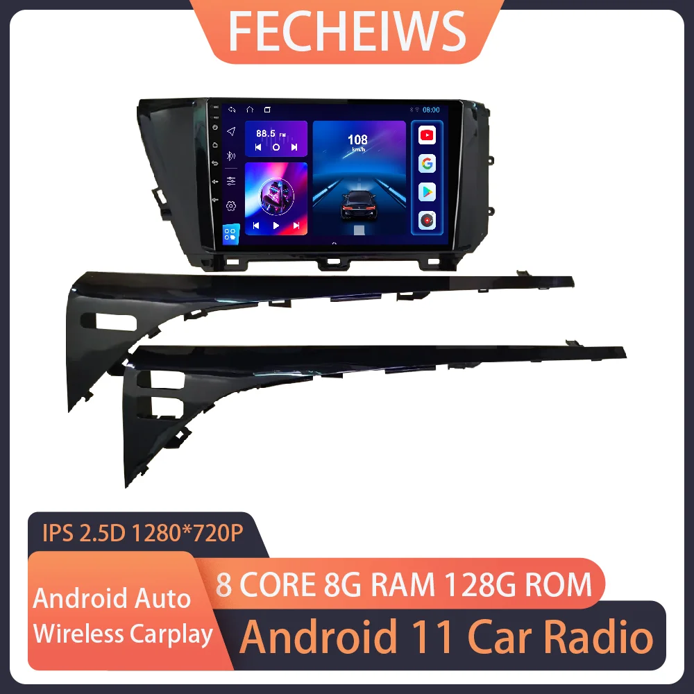 

Android 11 For Toyota Camry 8 XV 70 22017 - 2020 IPS Screen DSP Aar GPS Navigation car stereo Radio Player GPS Navigation 8 Core