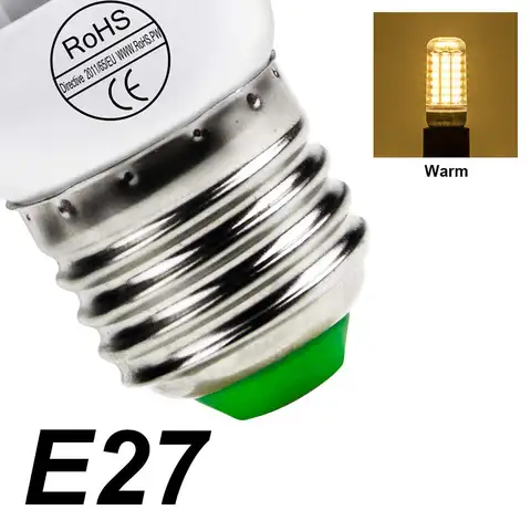 Светодиодная лампа E27 E14, GU10, 220 В