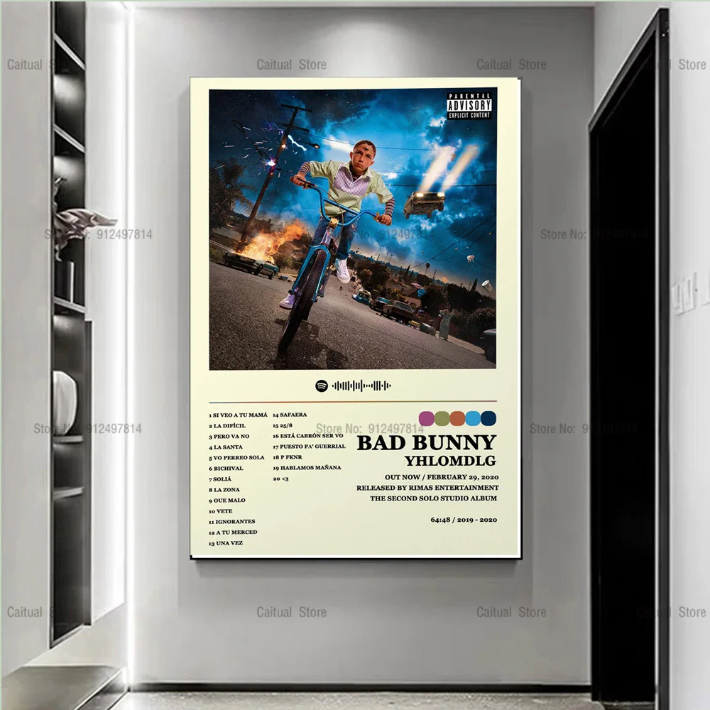 C339 Картина на холсте с изображением дракона Тревиса Скотта Канье Уэста