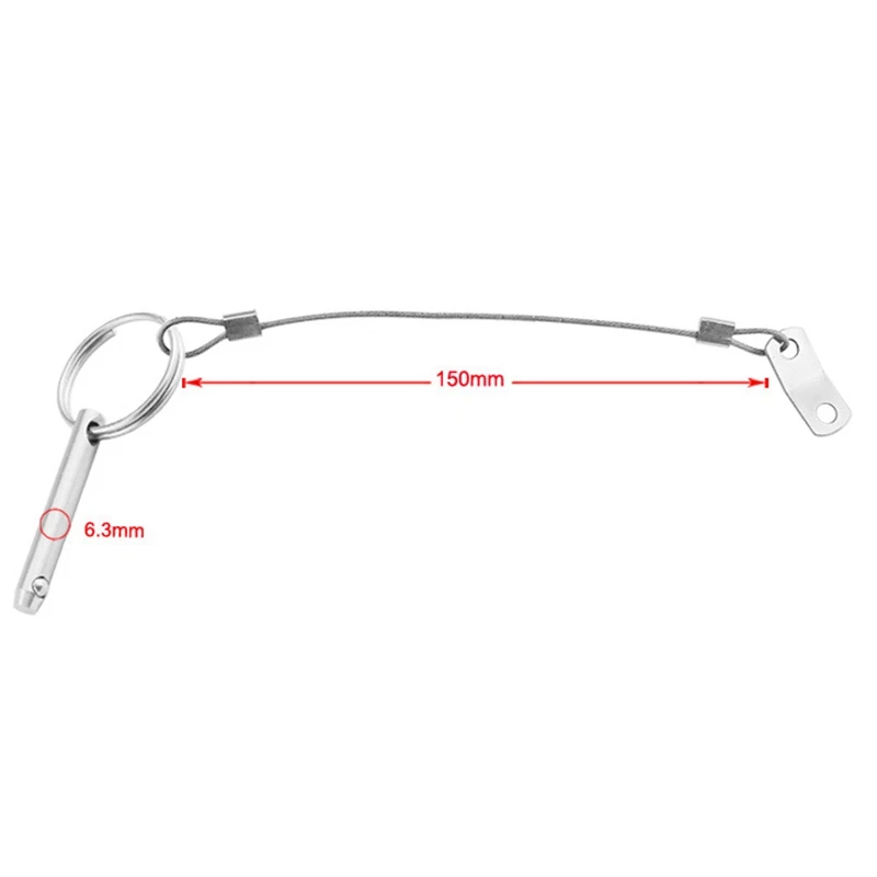 Верхний штифт бимини Быстроразъемный 4 ШТ. быстроразъемного штифта Полный