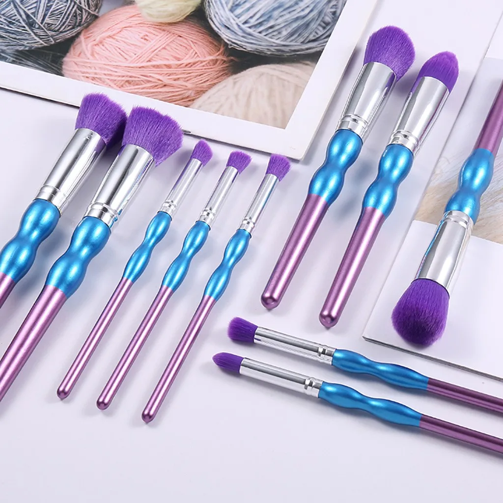 

Makeup Brushes Pincel Maquiagem 10 Pcs Gourd Two-color Handle Special Makeup Brush Setpinceis de Maquiagem Brochas Maquillaje