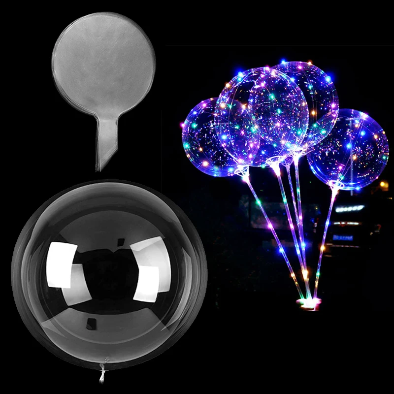 

10Pcs Bobo Bubble Balloons Large Transparent Latex Balloons For DIY Gift Christmas Wedding Birthday Mothers Day Party Decoration