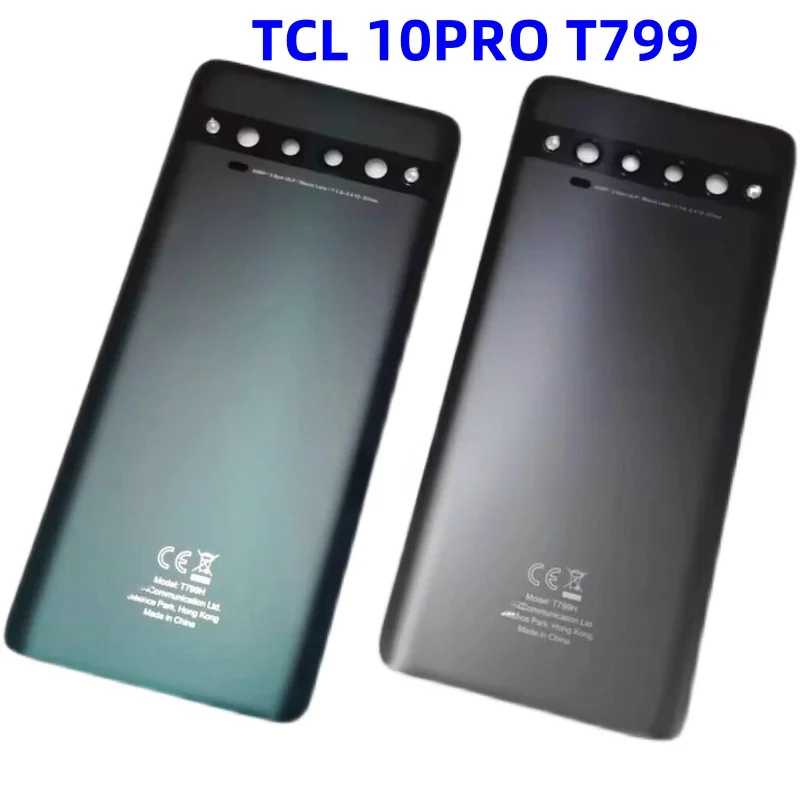 Задняя стеклянная крышка чехол для аккумулятора TCL 10 10L 10Pro T790H T790Y T770B/H T799 T799H