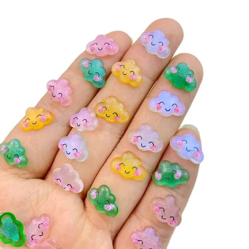 50 шт. детали для украшения волос из смолы