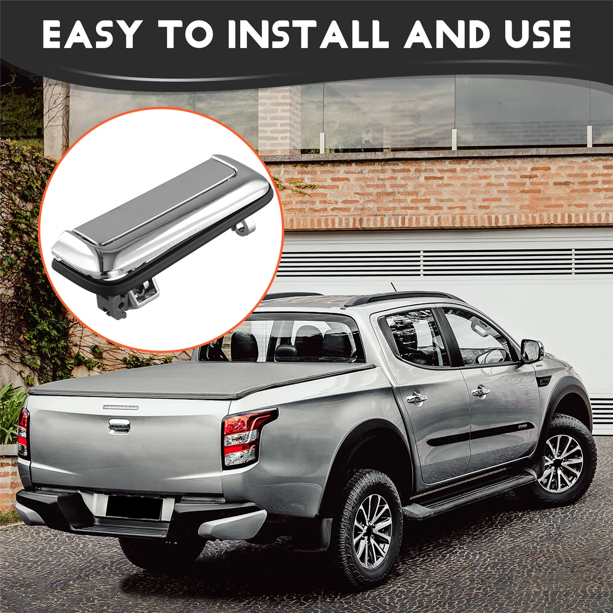 Внешняя ручка задней двери кузова для Mitsubishi Pickup L200 Triton KL1T KL2T KL3T KL4T 2016 2017 2018 5746A153