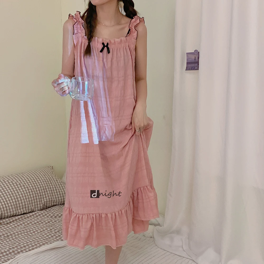 Night Gown for Women Nighty for Ladies Sexy Women Pajamas Large Sizes Dress for Fat Kawail Girl Woven Slip Dress for Summer 6XL