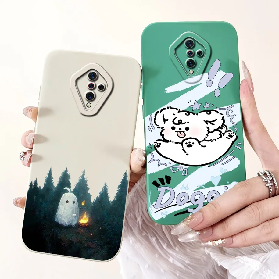 ДЛЯ Vivo V17 ЧЕХОЛ 1920 чехол из ТПУ Милая астронавт панда для телефона Россия S1 Pro Fundas