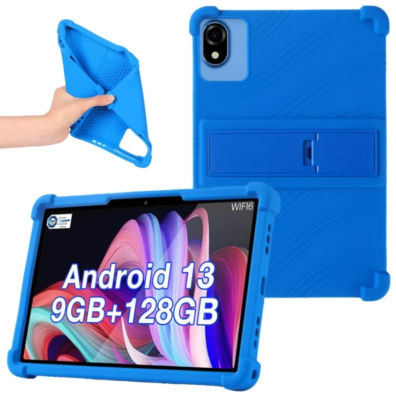 4 утолщенный Мягкий силиконовый чехол с подставкой для Teclast P30 2024 P30T 10 1 &quot