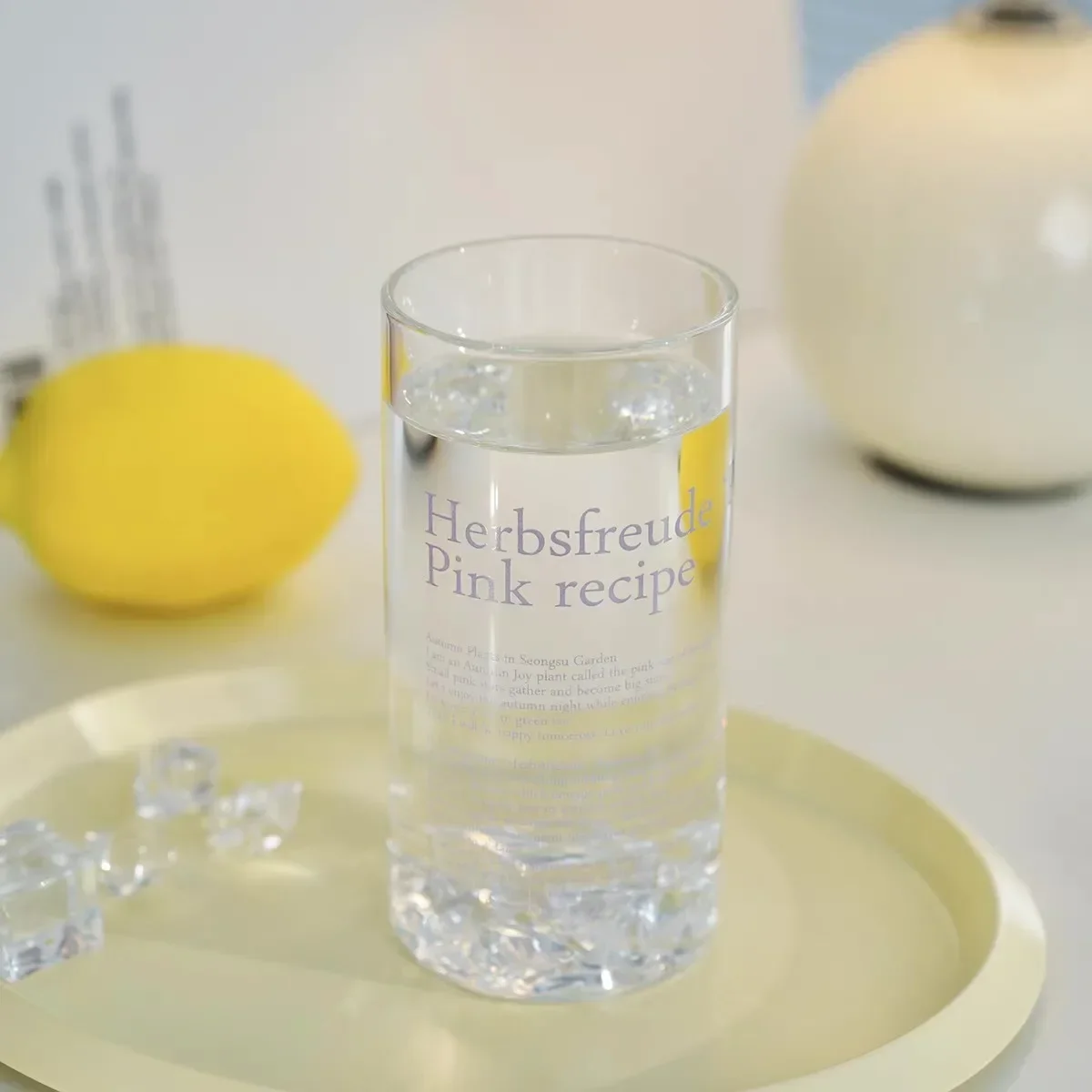 Стеклянная кружка в Корейском стиле с английской надписью стеклянная