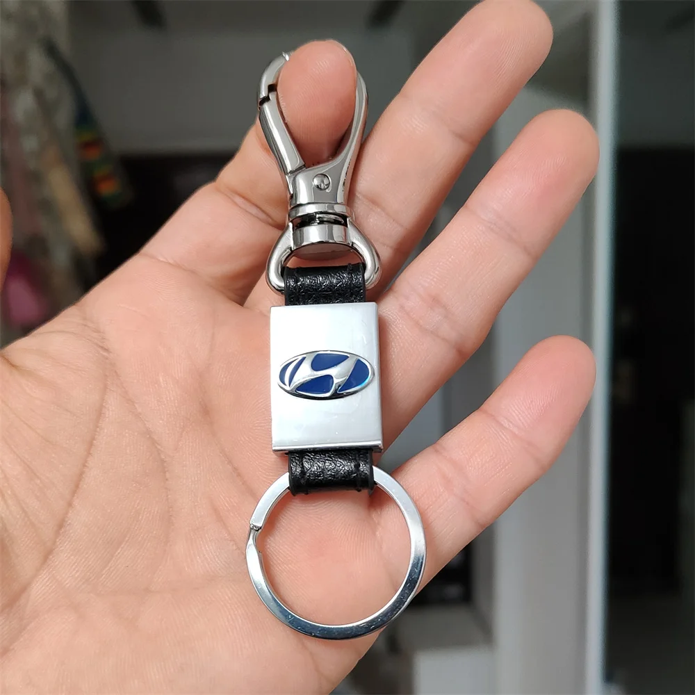 

Металлический брелок для ключей с логотипом автомобиля для Hyundai I30 Tucson Accent I20 Solaris Creta Elantra автомобильный брелок для ключей кольца автомобильн...