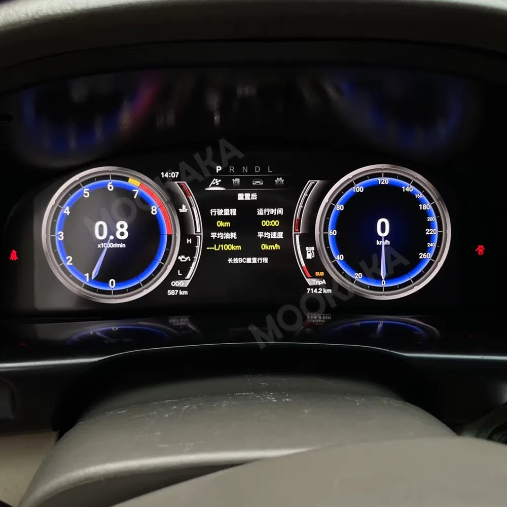 Фото Цифровая приборная панель LCD для Toyota Land Cruiser LC100 Lexus LX470 2002-2007, виртуальный кокпит, спидометр, панель приборов HD, OEM-совместимость №4