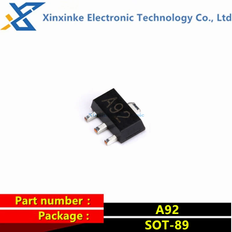 20 шт A92 SOT-89 PNP транзистор 305 в ма SMD Триод