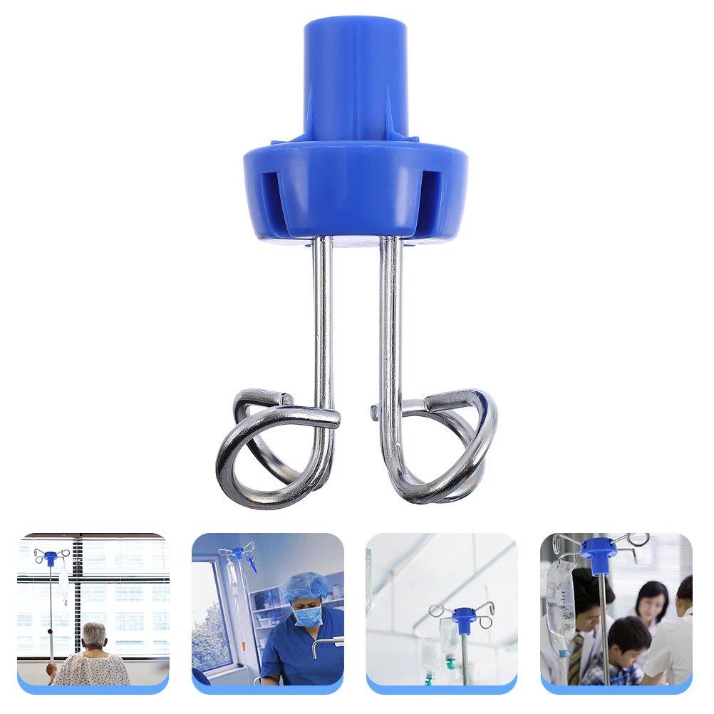 

IV Pole Hook Infusion Rack Part Hanging Clinic Stand Hanger Steel Vertical Belt