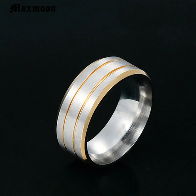 Maxmoon модные ювелирные изделия круглые кольца с цирконом для мужчин и женщин