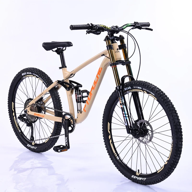 Велосипед DH с мягким хвостом MTB горные велосипеды внутренний трос гидравлический