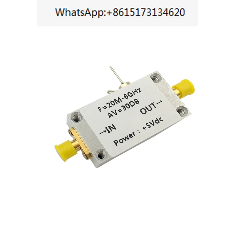 

RF amplifier low noise LNA 20MHZ to 6GHZ CNC casing high linearity