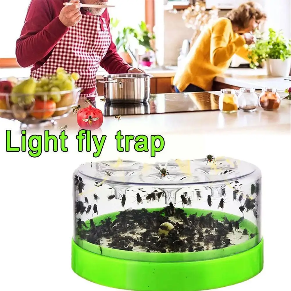 

Automatic Plastic Fly Trap Device Restaurant Home Interior Control Pest Repellent Tool Killer Fly Clean Tools Gardening Ins I6J1