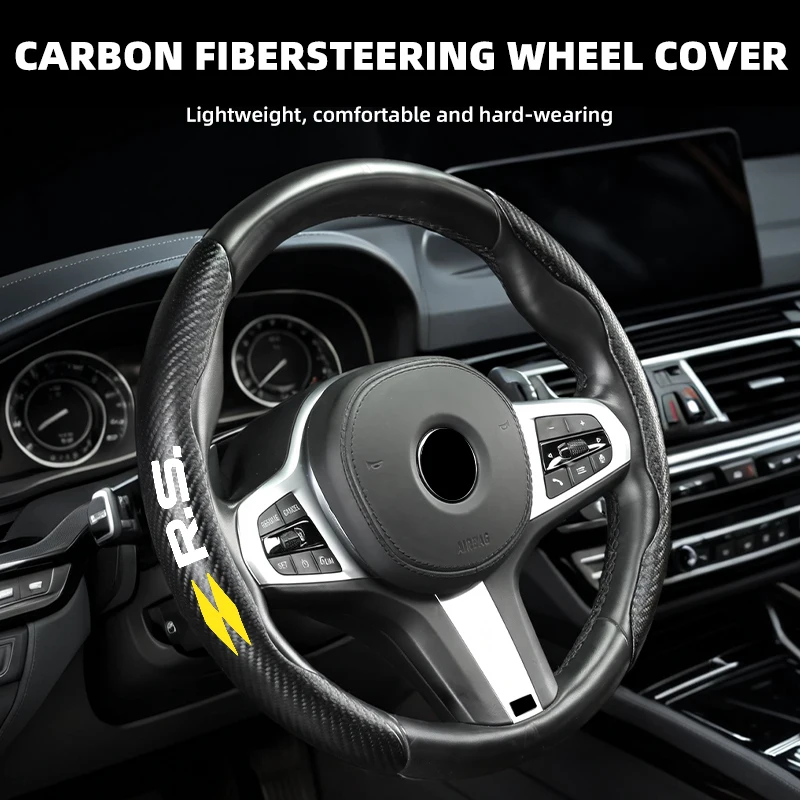 1 пара автомобильных рулевых колес защитный чехол из углеродного волокна внешний