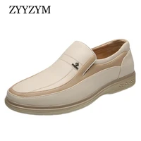 zyyzym mens shoes new breathable casual leather fashion shoes
