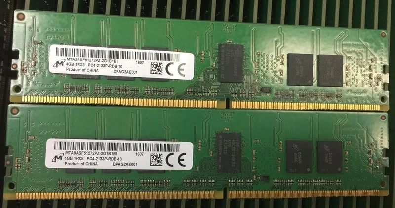 

Оперативная память 4G 1RX8 PC4-2133P MTA9ASF51272PZ-2G1B1 Серверная память 1 шт.