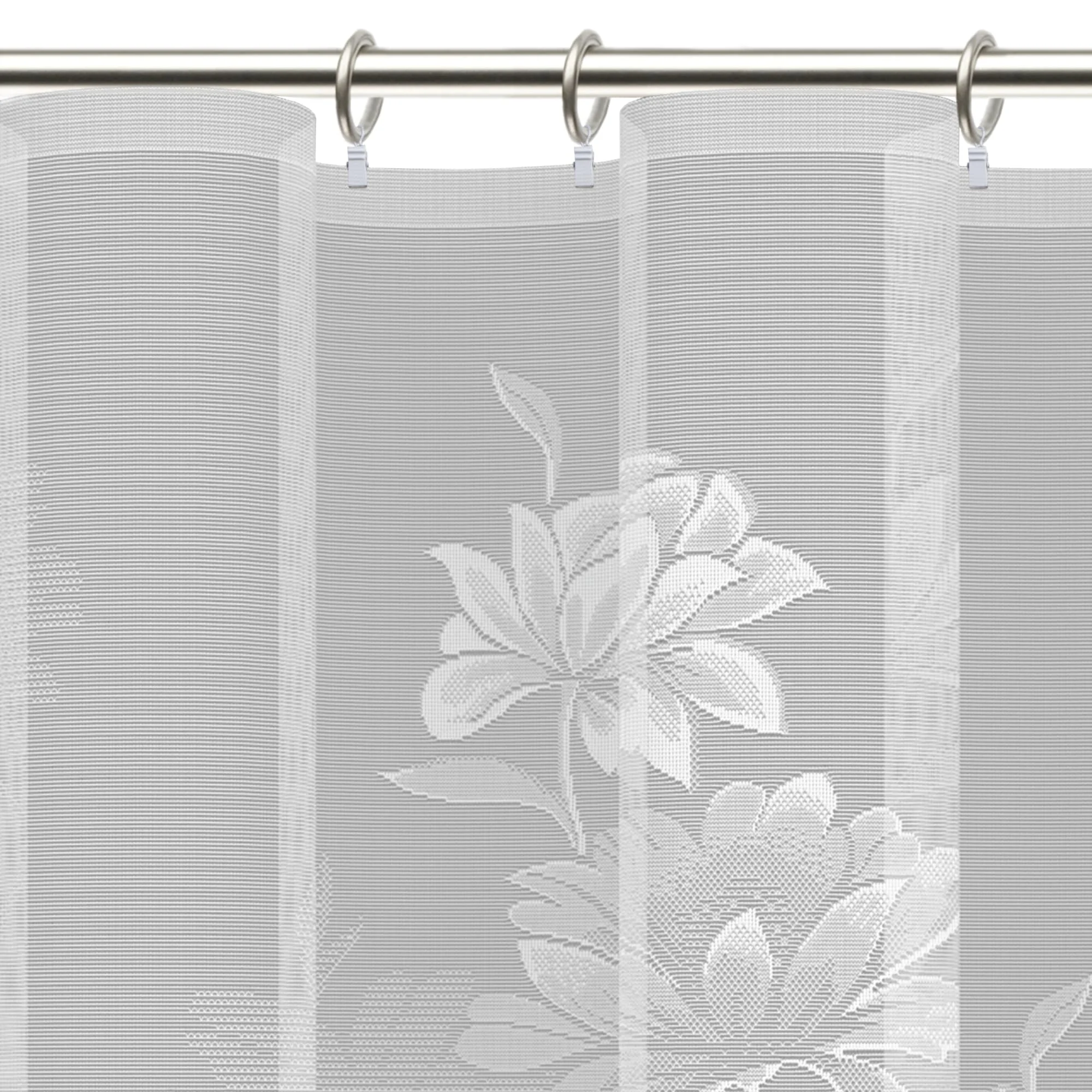 Тюль для кухни &quotЛианы&quot 200x165 см цвет белый |