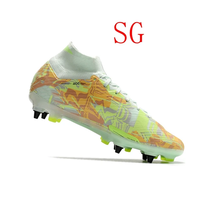 

2023 mens soccer shoes FG SG TF cleats football boots Trainers Leather scarpe da calcio Firm Ground Size 39-45