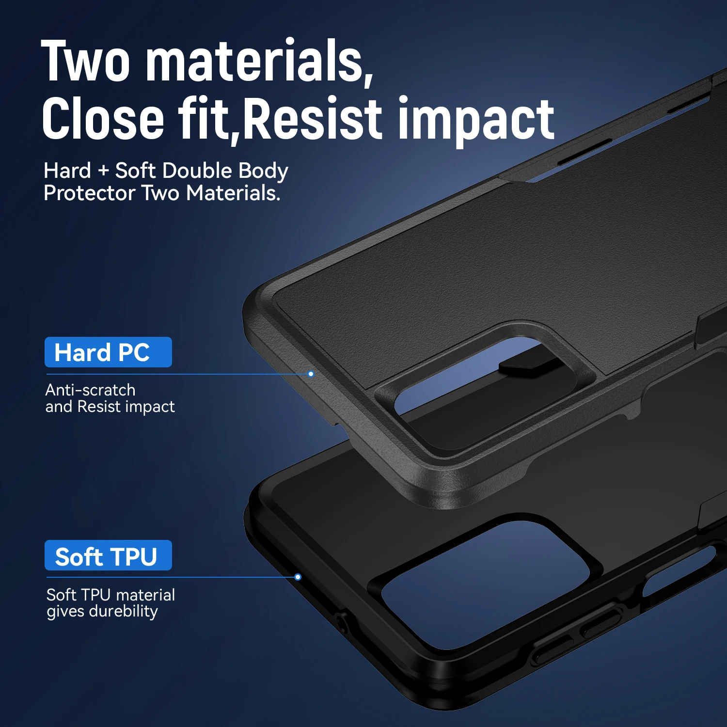 Бронированный чехол для Samsung Galaxy A55 A56 A36 5G A16 A15 A35 A14 A54 A05S A04S A13 A33 A53 A73 A52 A72 S25 Ultra S24 Plus