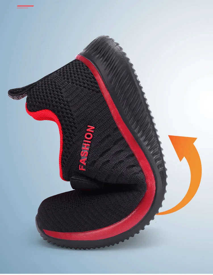 

2022 Fashion Kids Sport Shoes Boys Hook&Loop Running Sneakers Breathable Mesh Casual Sneakers Children Walking Shoes 5-12 Years