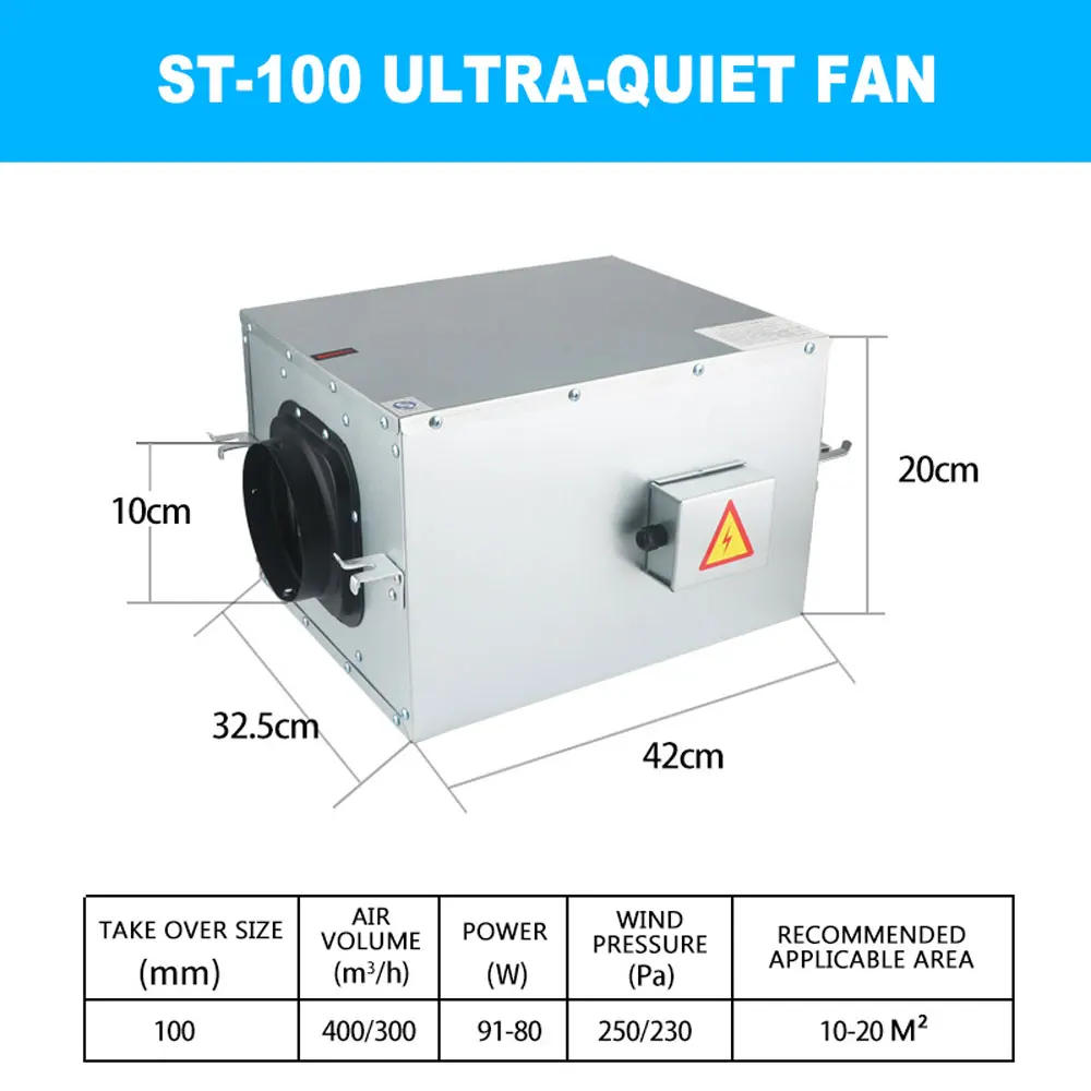Вытяжной вентилятор воздушный фильтр вентиляционный система свежего воздуха