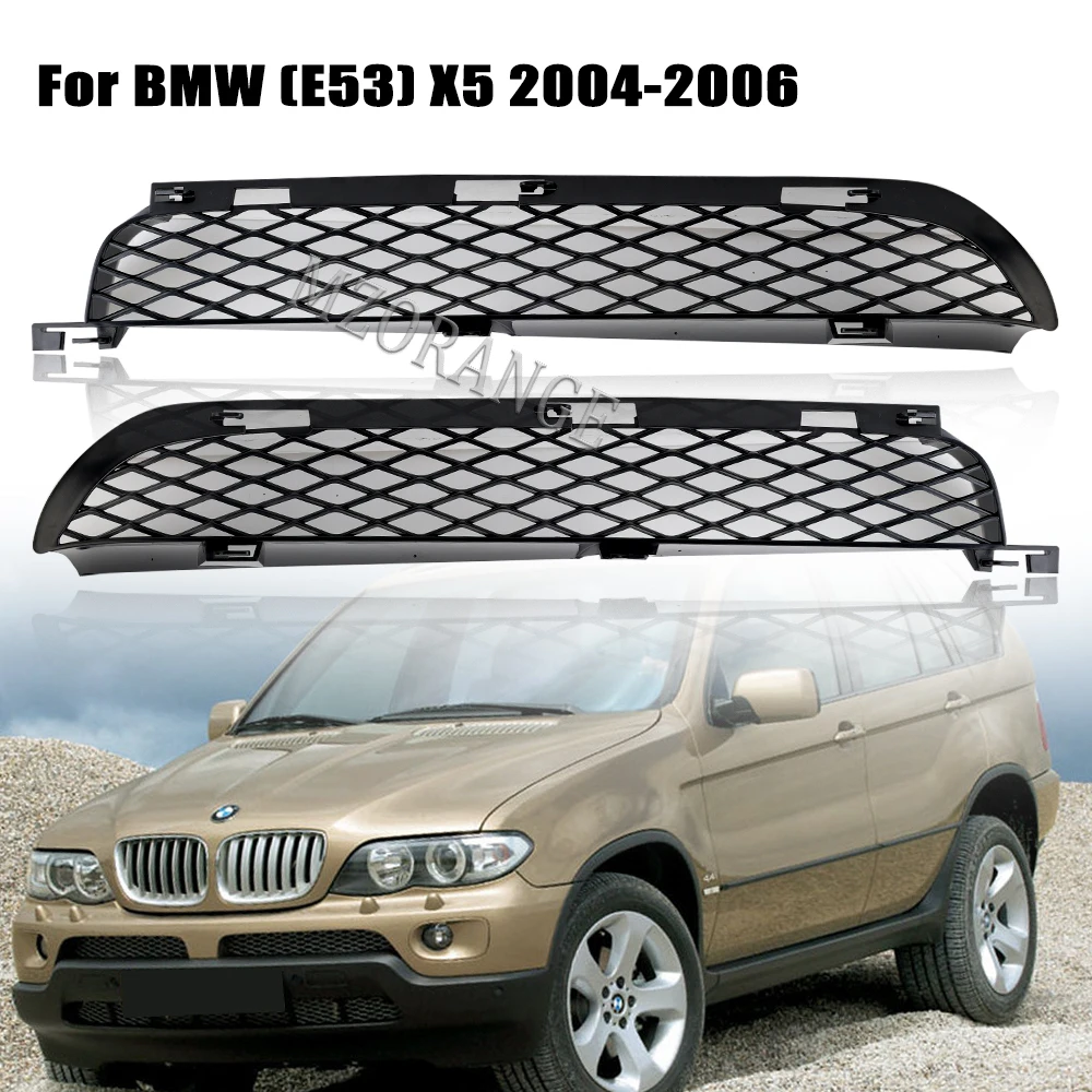 

Решетка переднего нижнего бампера автомобиля для BMW X5 E53 2004 2005 2006, впускной гриль, Сменные аксессуары, черные инструменты