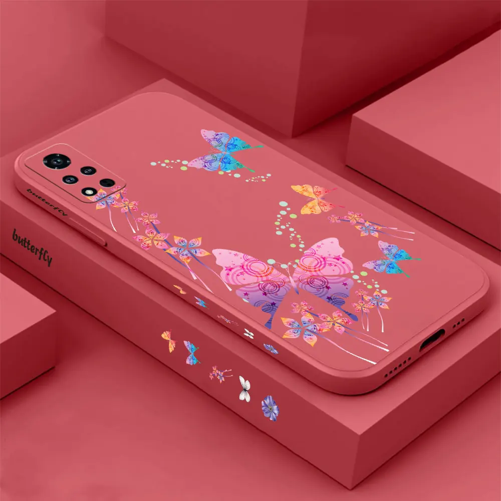 

Cartoon Clear Glitter Butterfly Case For Honor PLAY 6T 5T 4 MAGIC 5 4 3 X40 X40I X30 X20 X10 V40 V30 V20 V10 PRO TLITE MAX Cover
