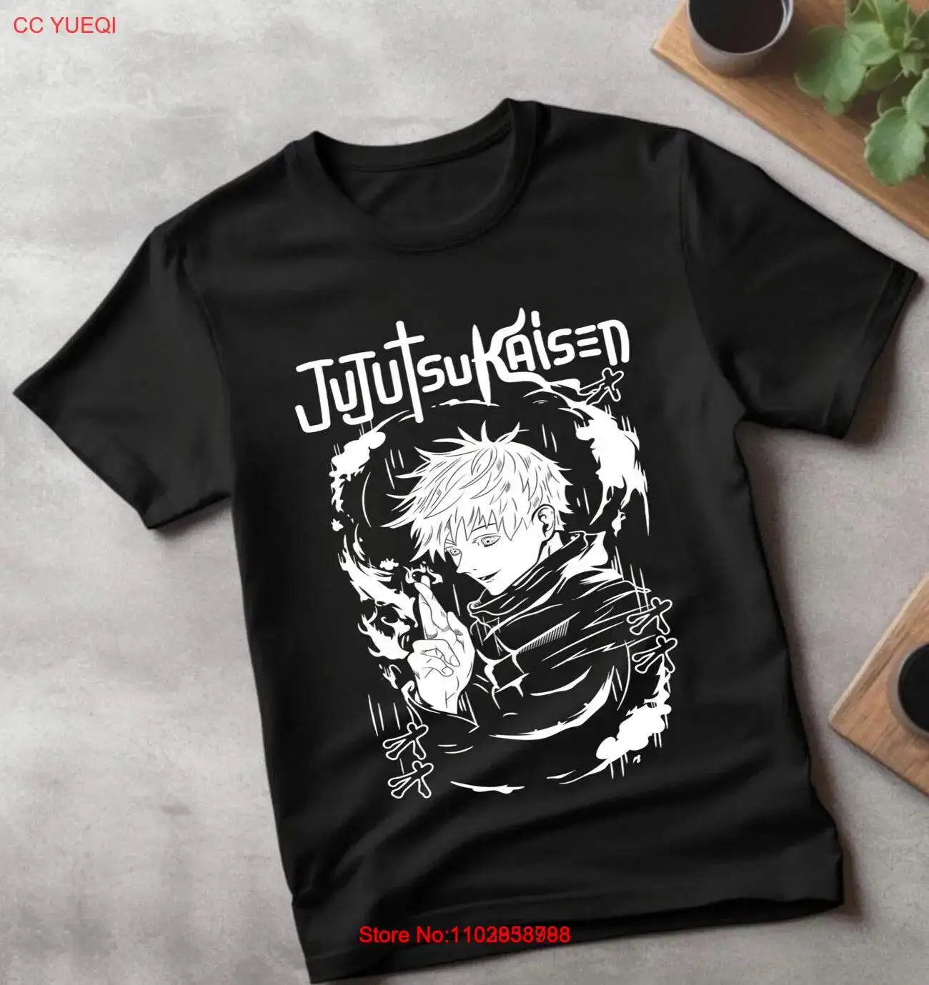 Футболка Megumi Fushiguro Jujutsu Kaisen Gojo Satoru Horror Gift Shirt подарок для