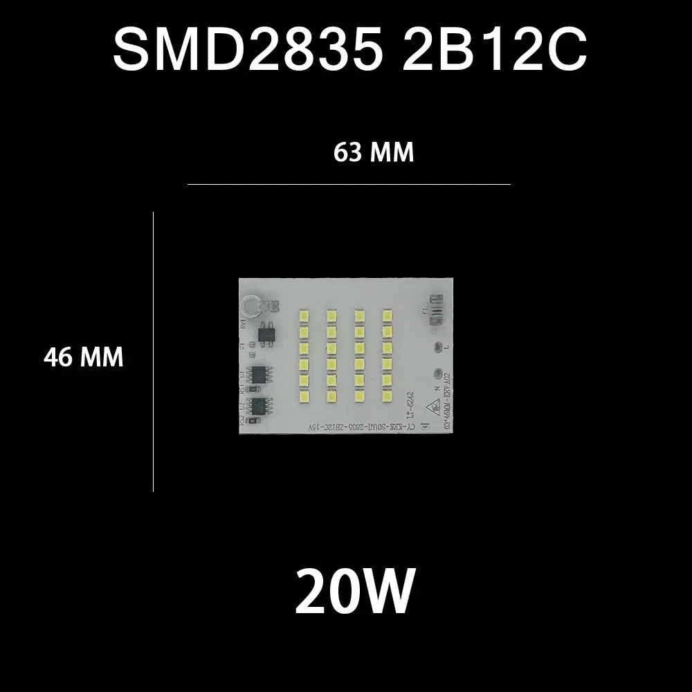 

Светодиодный чип SMD2835 10-200Вт холодный/теплый белый