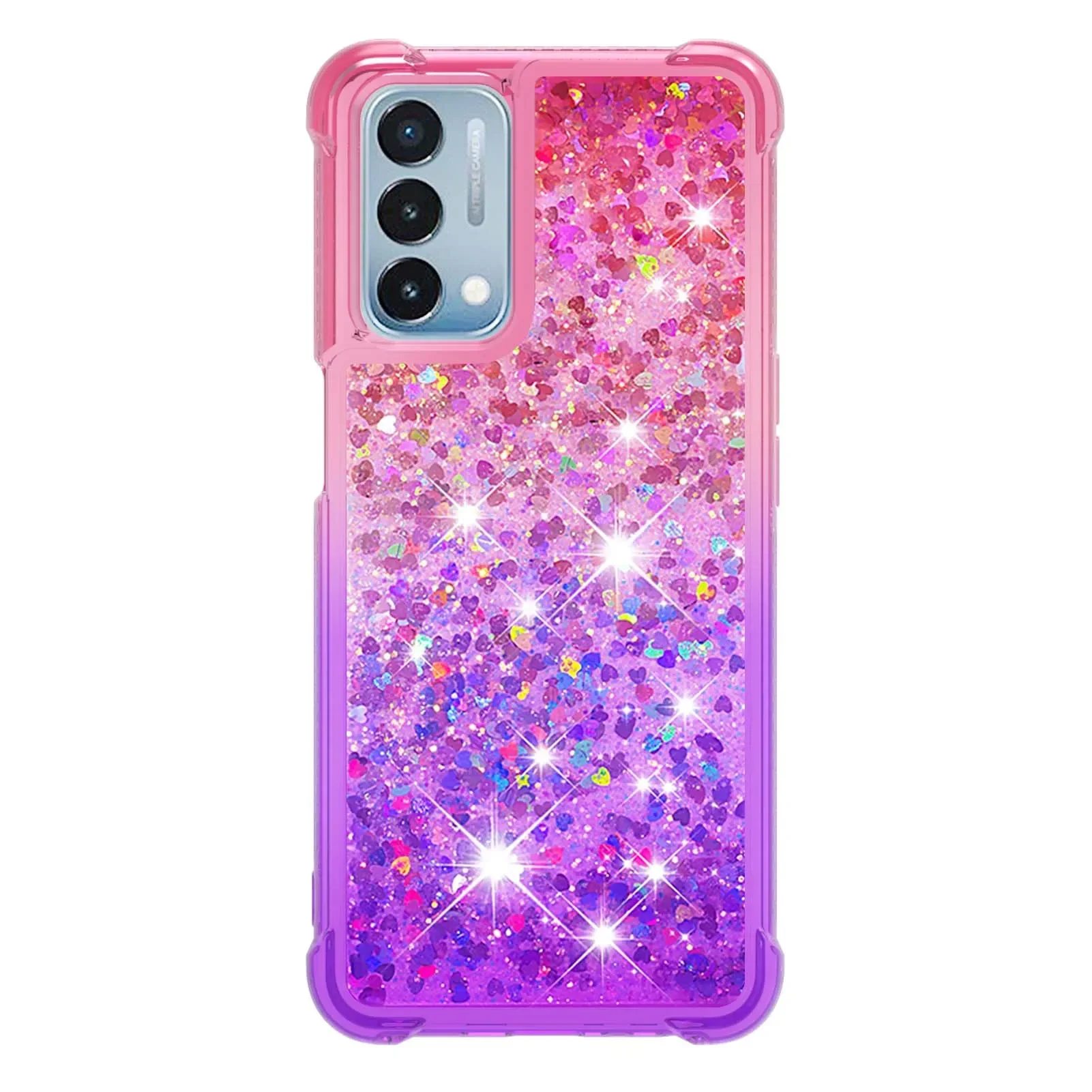 Глиттер с сыпучим песком для Realme Narzo 50 K10 чехол телефона OnePlus Nord N300 N200 OPPO A57 A54 A74 A93 5G