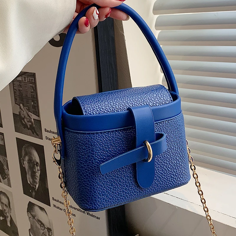 Mini Hard box Tote Bucket bag 2022 New High-quality PU Leather Women's Designer Handbag Luxury brand Shoulder Messenger Bag