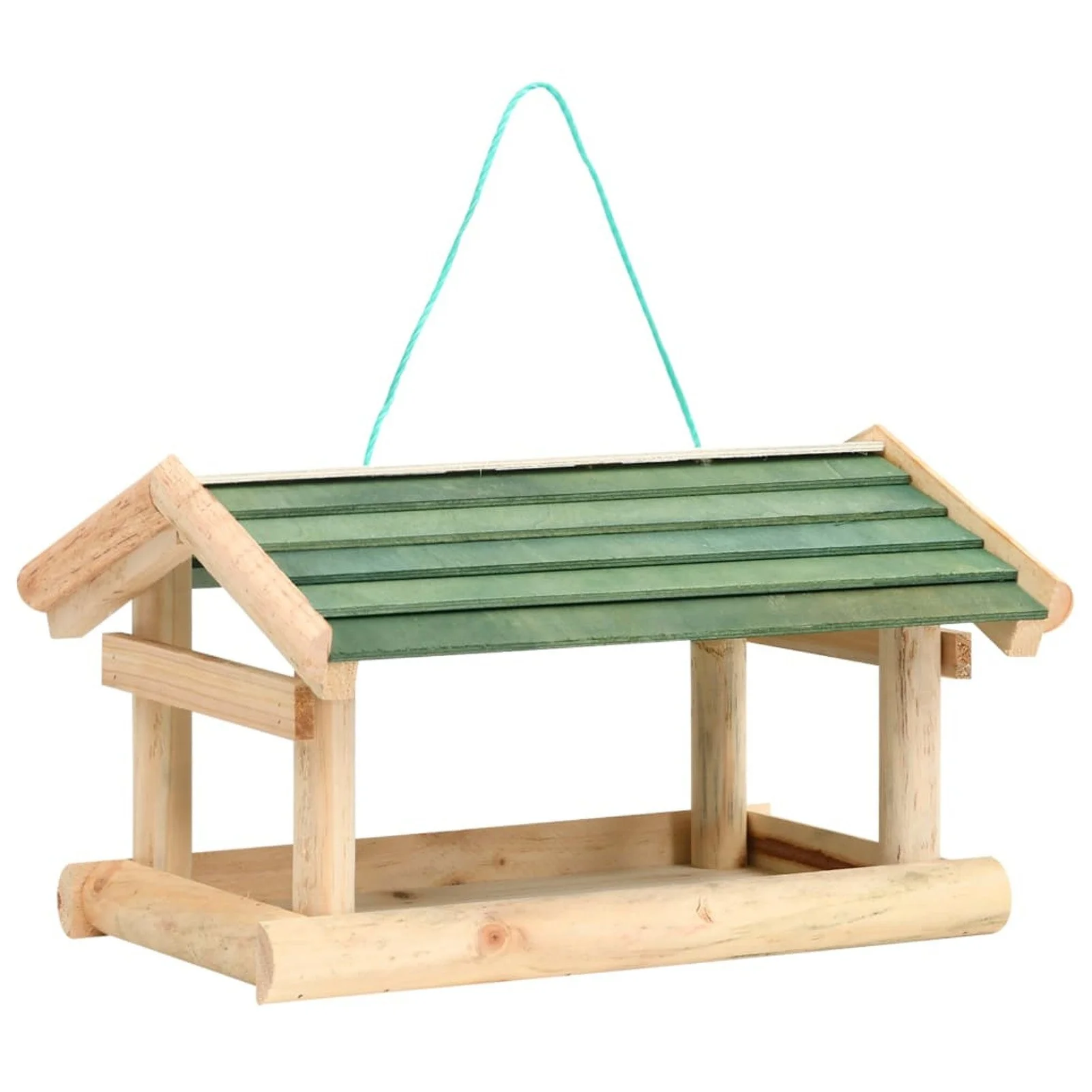 

Bird Feeder Solid Wood 13.8"x11.6"x8.3"
