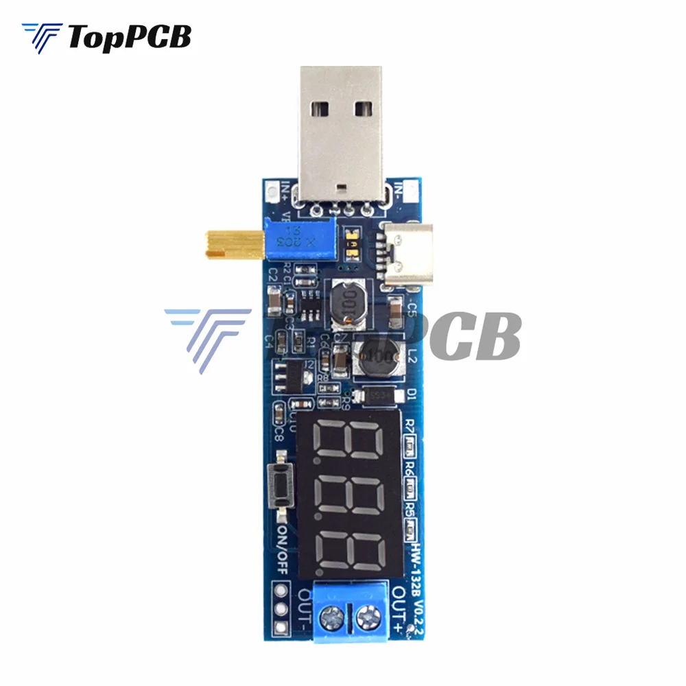 USB Type-C DC-DC повышающий преобразователь модуль регулятор напряжения 3 5 В-12 В до 1 2 В-24