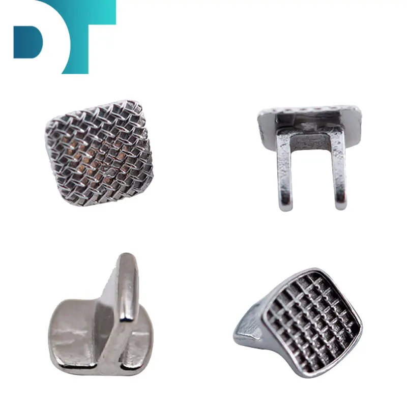 

50 Pcs/Pack Orthodontic Bondable Metal Bite Opener Tongue Tamers Dentist Materials Lingual Buttons