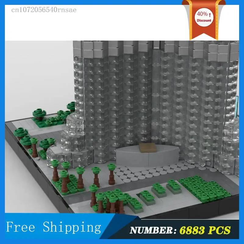 MOC City Architecture модель мировой башни строительный блок сборка вид на улицу коллекция