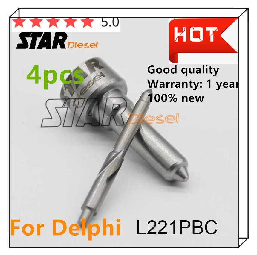 

Diesel L221PBC L221PBD For BEBE4C00001 Fuel Injector Nozzle FL221 Common Rail Sprayer Assy 4PCS