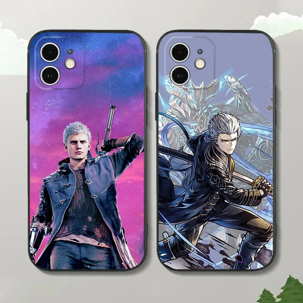 Чехол для телефона Game D-Devil M-May Cry 5 чехол iPhone 15 14 13 12 Mini 11 Pro XR X XS MAX 7 8 Plus силиконовый