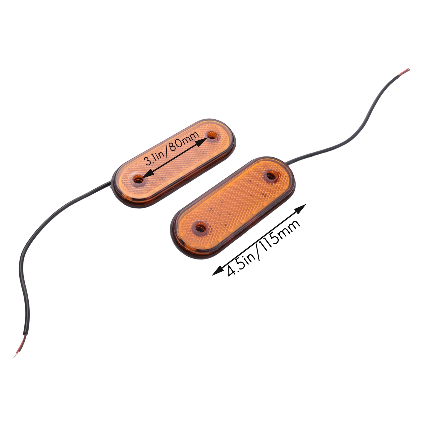 8 шт. фонари для грузовиков 20 светодиодов 24 В