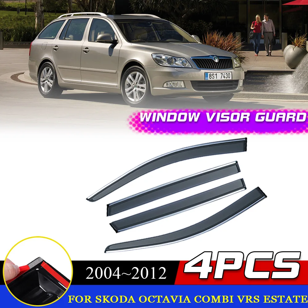 Для Skoda Octavia 1Z Combi VRS Estate 2004 ~ 2012 оконный козырек боковое вентиляционное отверстие