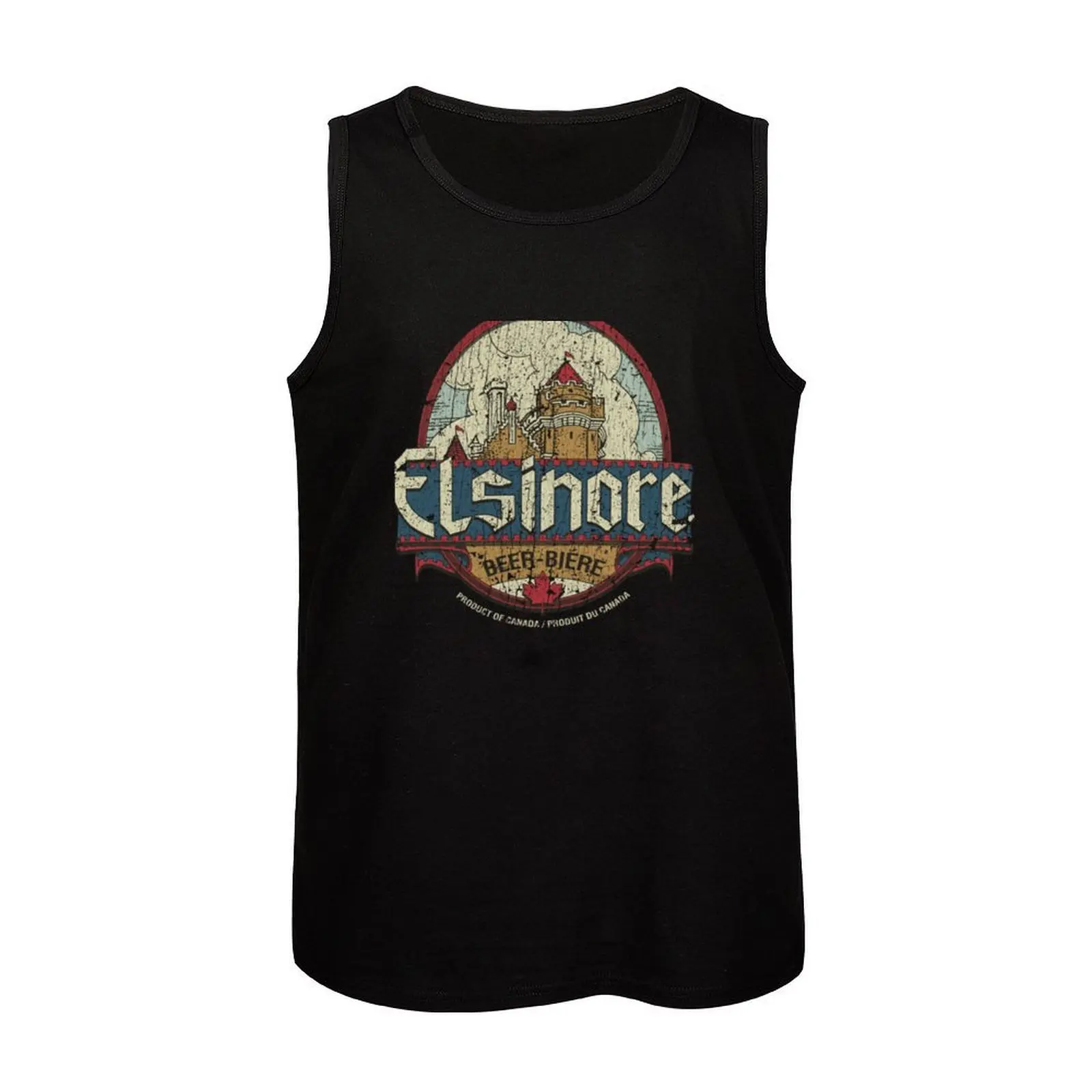Фото Elsinore Beer 1983, майка для бодибилдинга, мужская летняя одежда, летняя футболка, мужская спортивная футболка №4