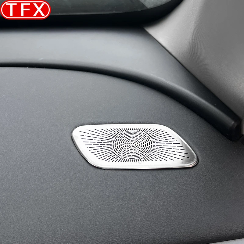 Фото Для BYD Seal 05 DMI 2024 2025 Стайлинг автомобиля, дверной звуковой сигнал, декоративная крышка, внутренняя нашивка, модификация аудиозащиты, аксессуары №3