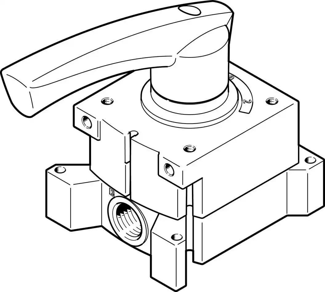 

FESTO Hand lever valve VHER-H-B43C-G12 3192065 VHER