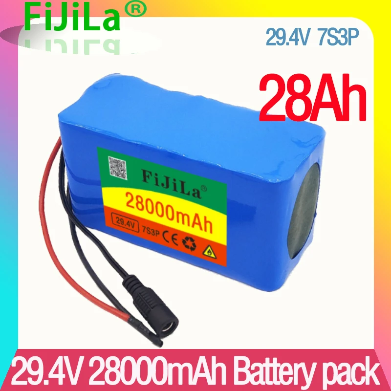 

24V28ah7s3p1865 0 литиевая батарея 24v2800mah Электрический велосипед цикломотор Электрический аккумулятор Ионизирующее зарядное устройство